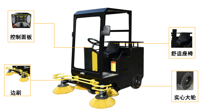 工廠(chǎng)保潔駕駛式掃地車(chē),掃地車(chē)廠(chǎng)家 廣場(chǎng)保潔掃地車(chē),駕駛式掃地車(chē)工廠(chǎng)(圖4)