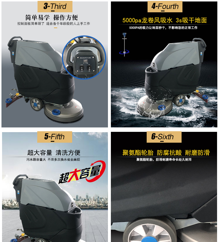 洗地機哪個(gè)品牌好,深圳洗地機 理仕手推式洗地機,LS20洗地機(圖8)