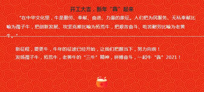 2021開(kāi)工大吉,一路狂“犇”(圖3) 2021開(kāi)工大吉,一路狂“犇”(圖3)