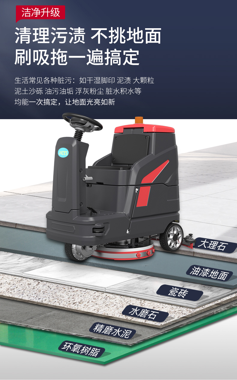 駕駛式洗地機品牌 駕駛式洗地機,工業(yè)駕駛式洗地機(圖4)