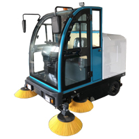 全封閉電動(dòng)清掃車(chē)，駕駛式掃地車(chē)